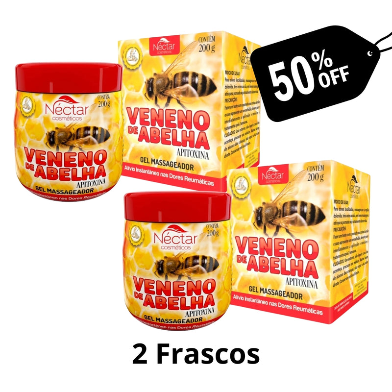 Gel Massageador Veneno de Abelha™ 200g