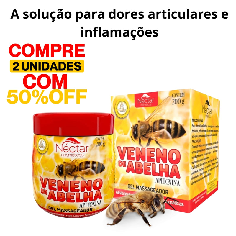 Gel Massageador Veneno de Abelha™ 200g