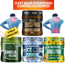 Mix 4 Pomadas Massageadoras Anti Dor Muscular 200g [Resultado Imediato]