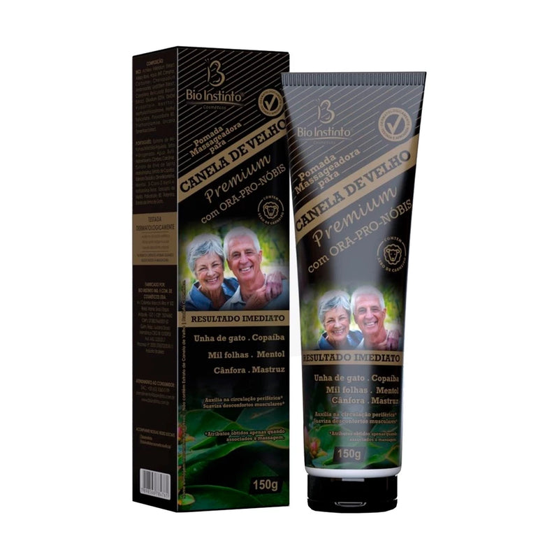 Pomada Canela De Velho Bio Instinto com Sebo De Carneiro 150g