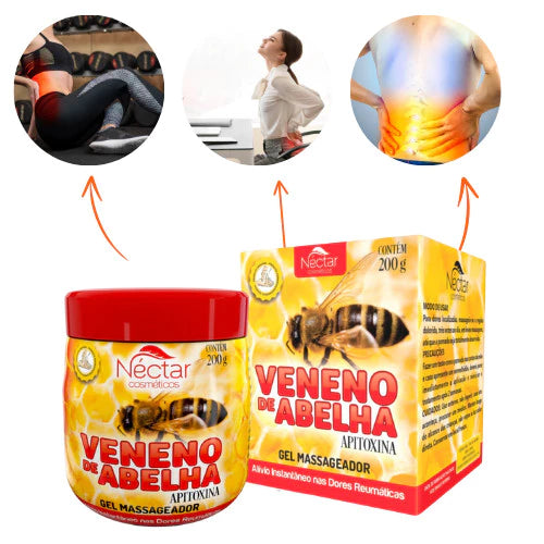 Gel Massageador Veneno de Abelha™ 200g